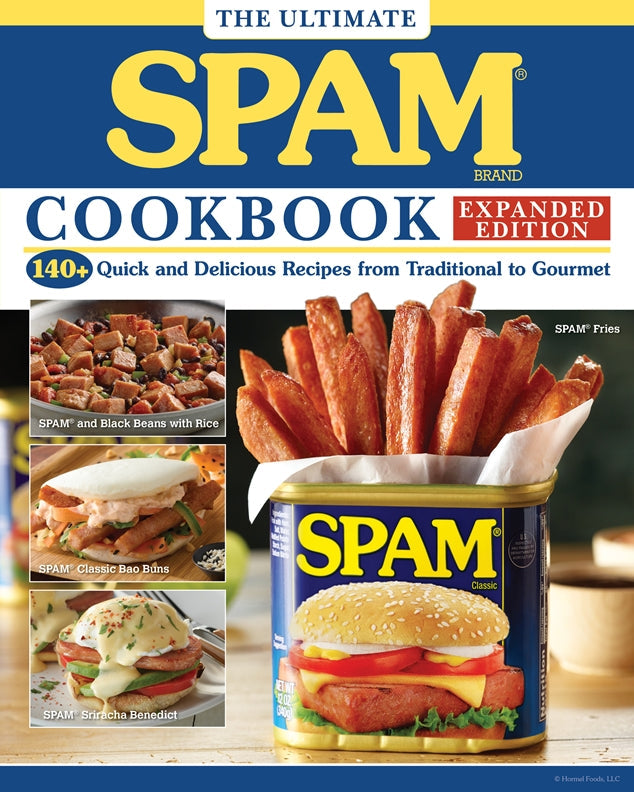 Cover of The Ultimate SPAM Cookbook Expanded Edition – Hardback, ISBN 9781497105386