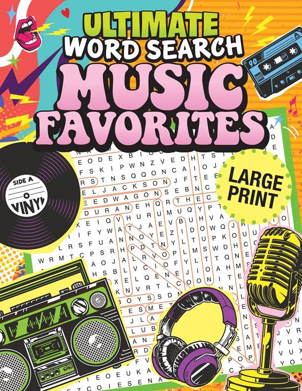 Cover of Ultimate Word Search Music Favorites – Paperback / softback, ISBN 9781497105638