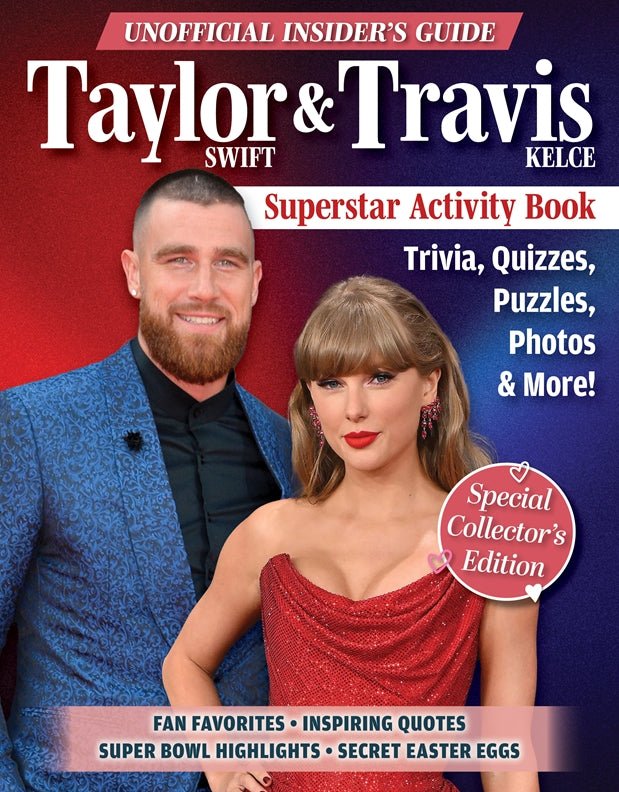 Cover of Unofficial Insider's Guide Taylor Swift & Travis Kelce Superstar Activity Book – Paperback / softback, ISBN 9781497106147