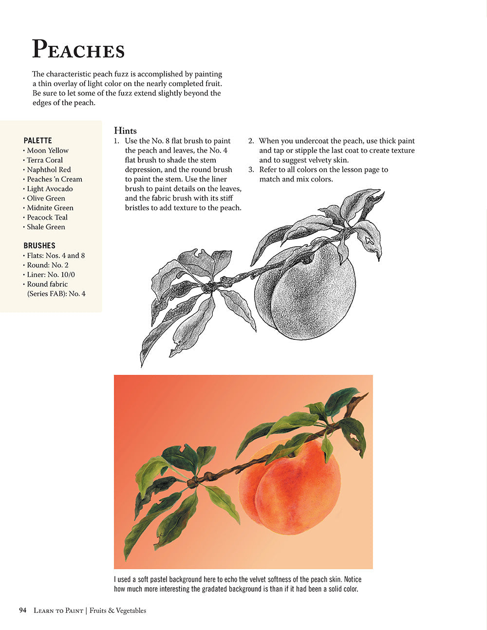 Jackie Shaws Learn to Paint Fruits & Vegetables