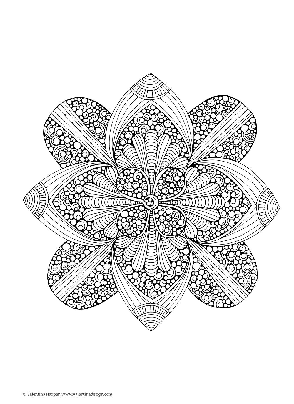 Mandalas and More Coloring Book Treasury