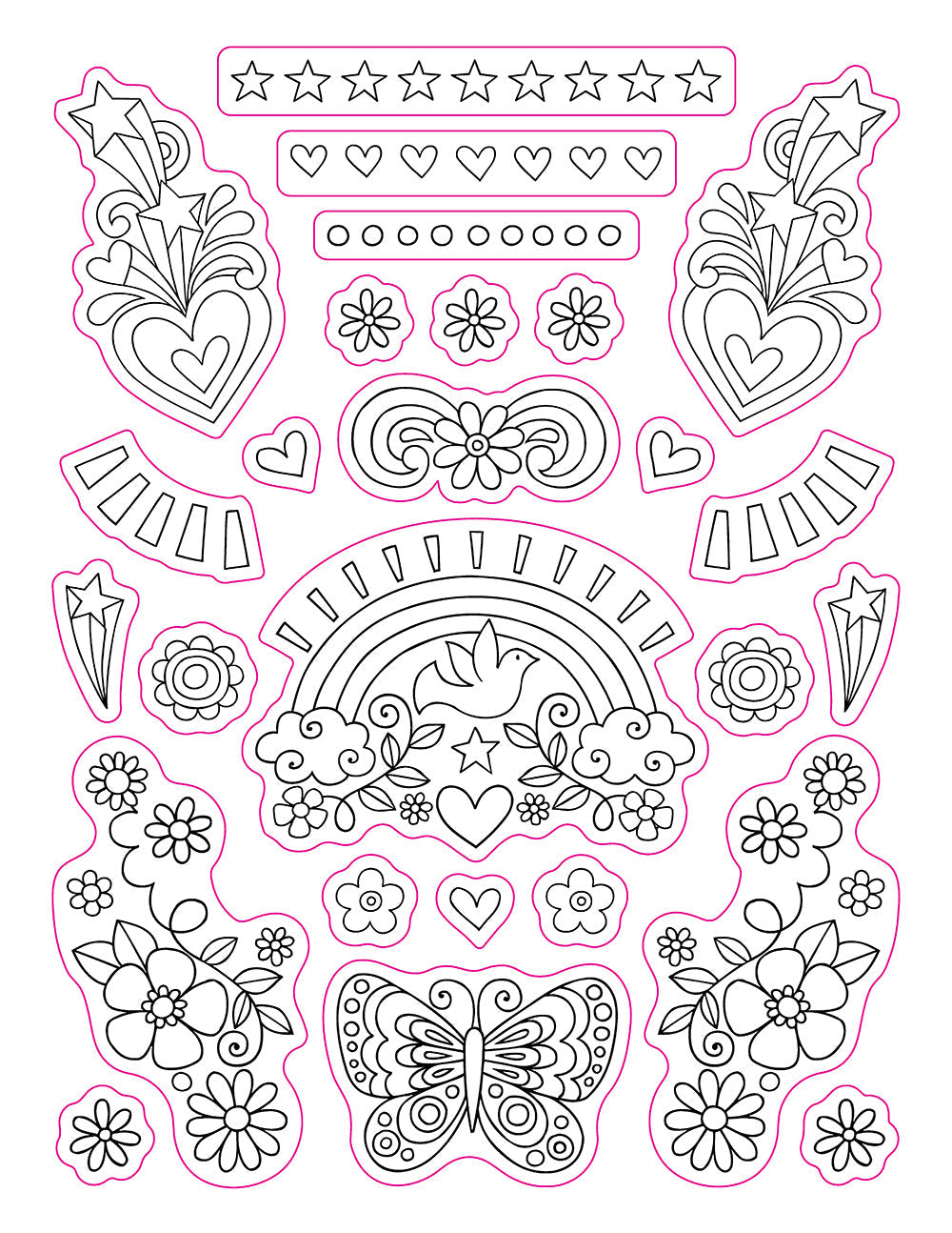 Color Your Own Stickers Party