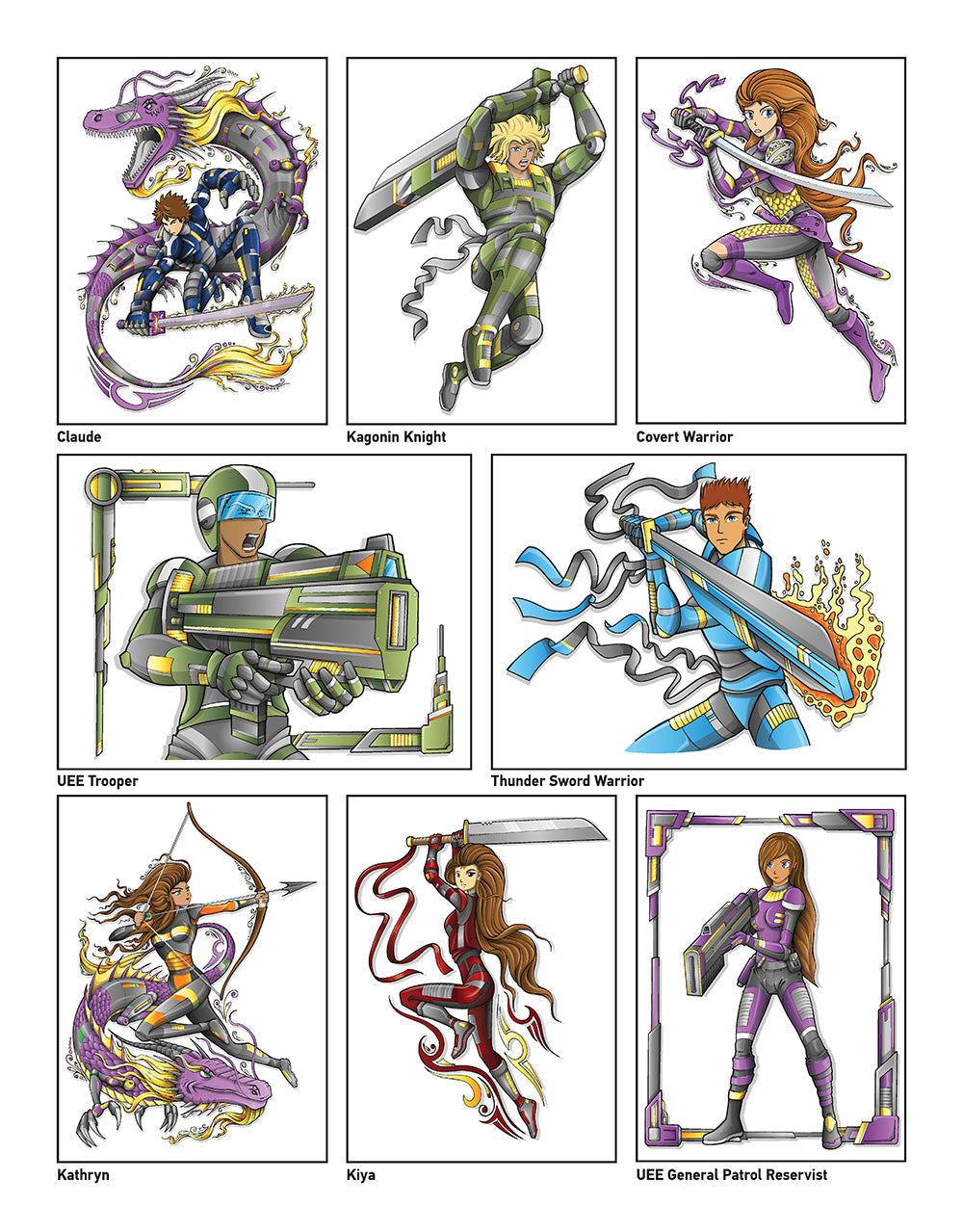 Manga to the Max Warriors