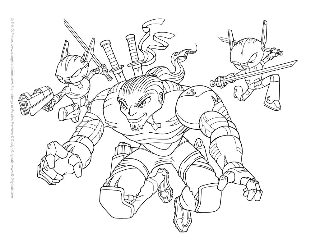 Manga to the Max Warriors