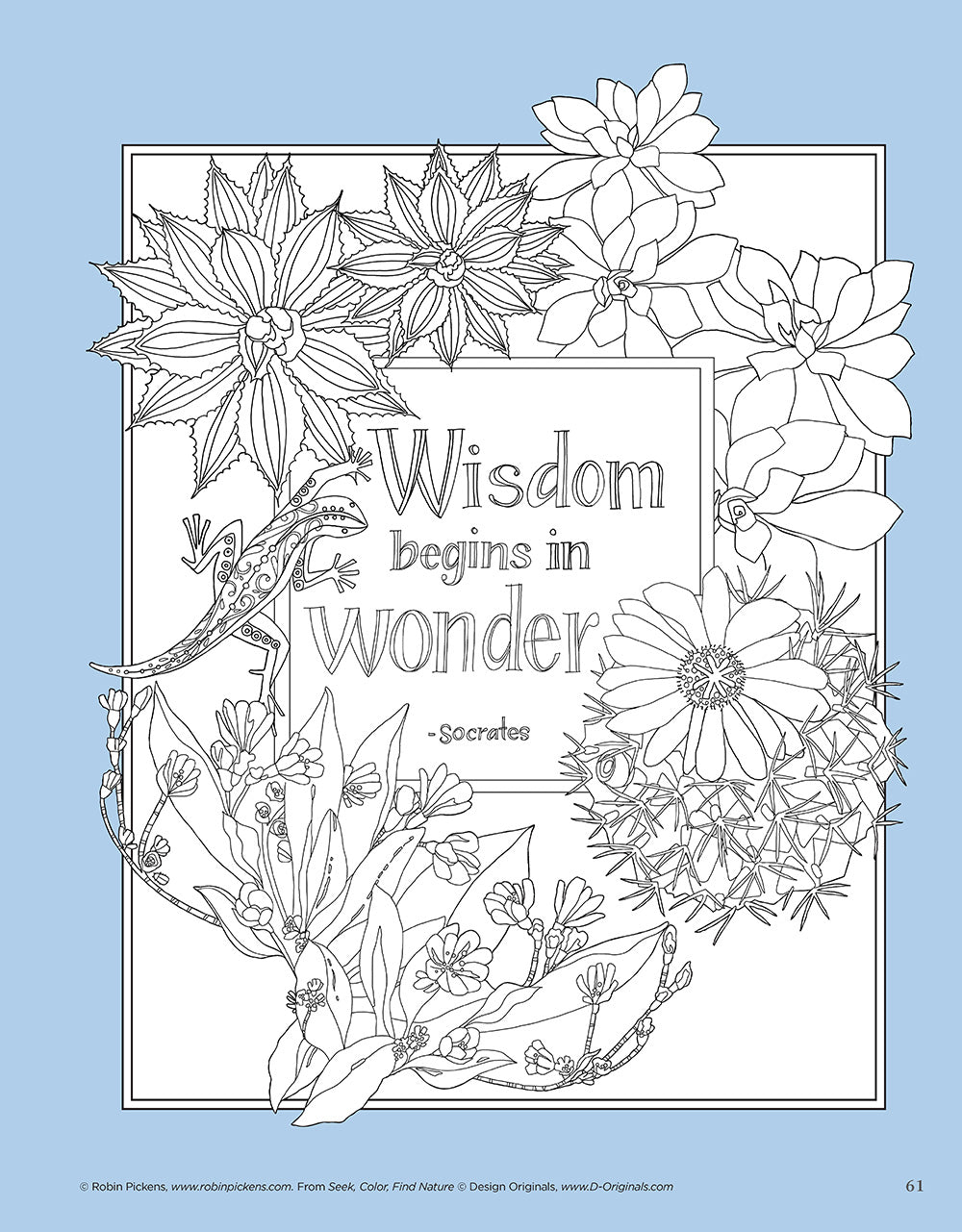 Seek, Color, Find Cheerful Words and Sayings