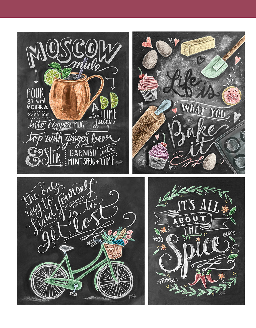 Chalk-Style Celebrations Coloring Book