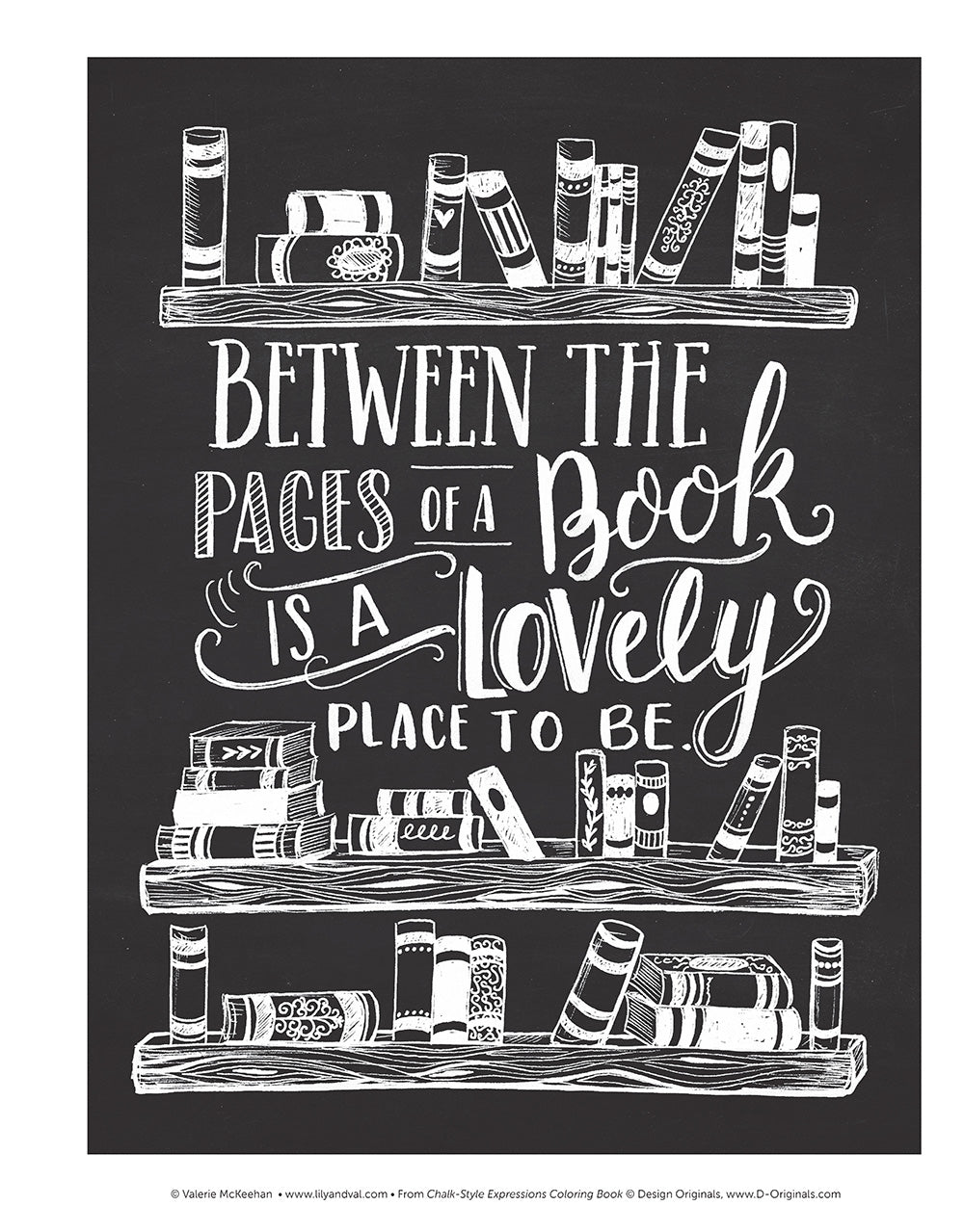 Chalk-Style Expressions Coloring Book