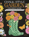 Chalk-Style Garden Coloring Book