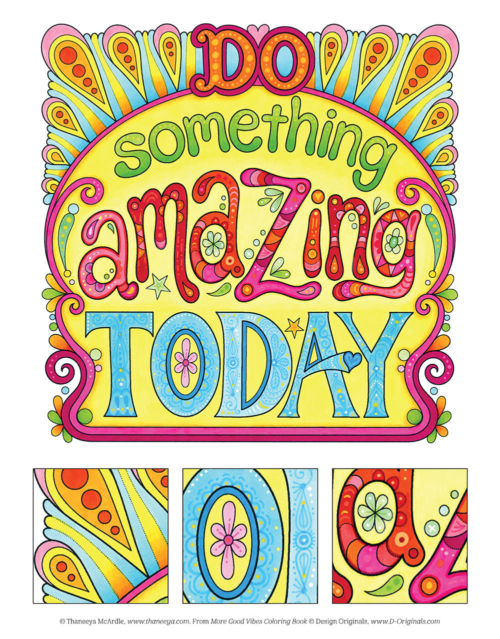 More Good Vibes Coloring Book