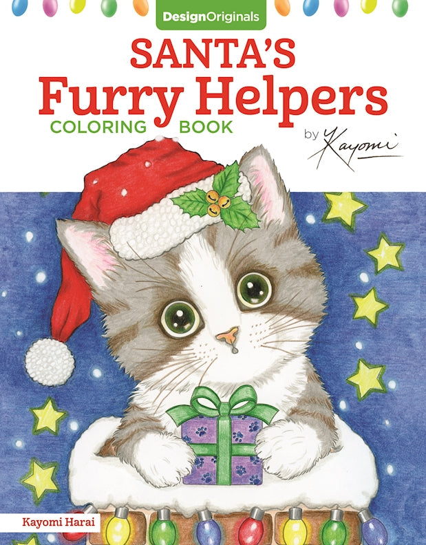 Santas Furry Helpers Coloring Book