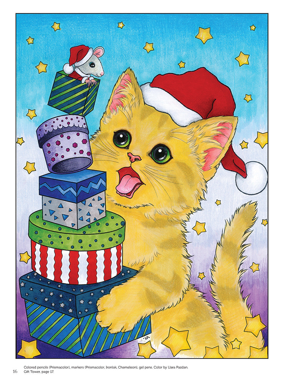 Santas Furry Helpers Coloring Book