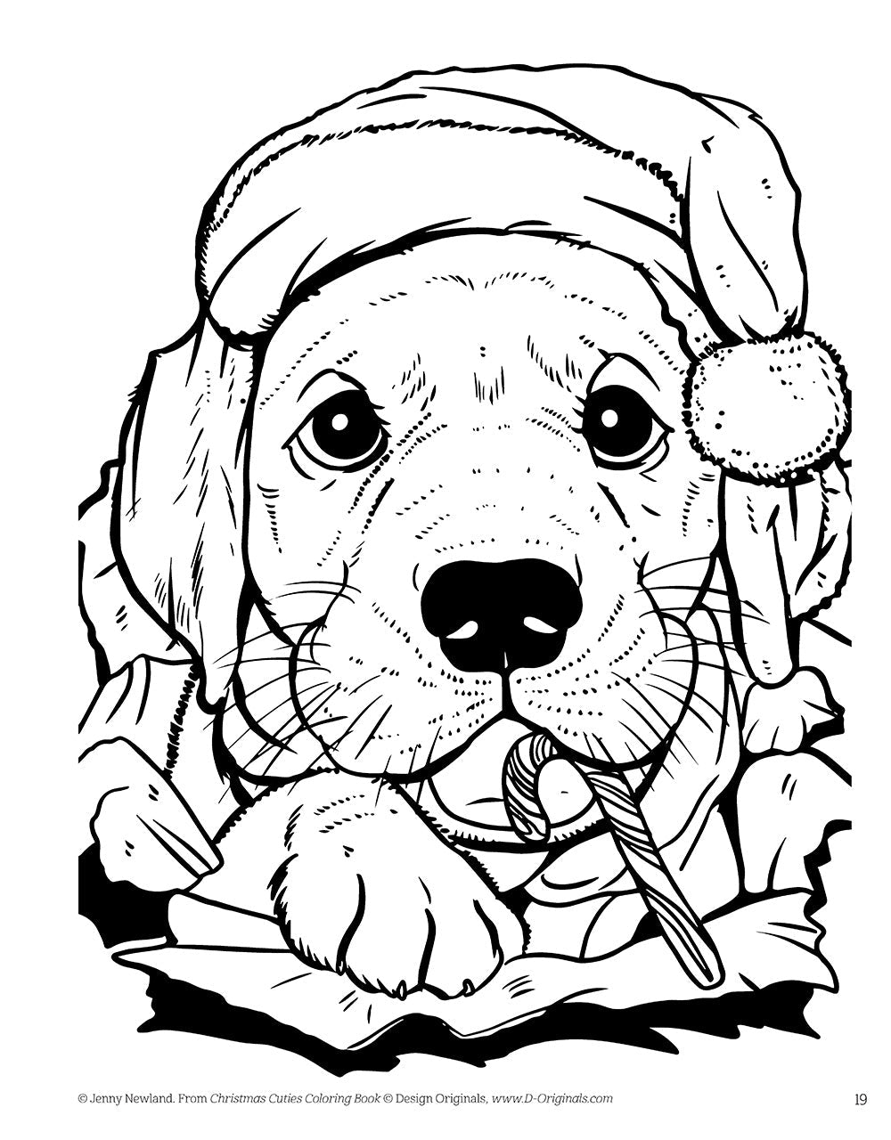 Christmas Cuties Coloring Book
