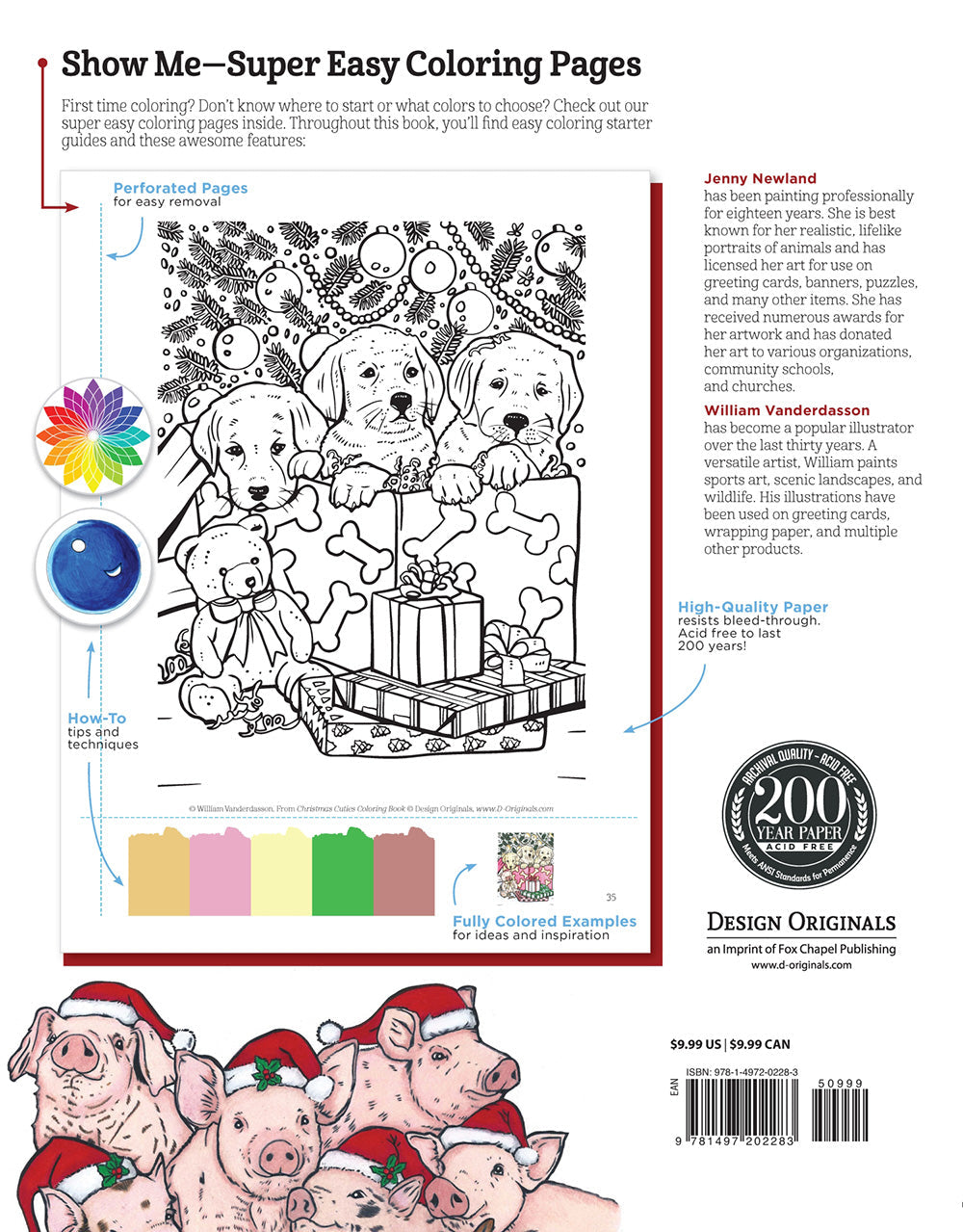 Christmas Cuties Coloring Book