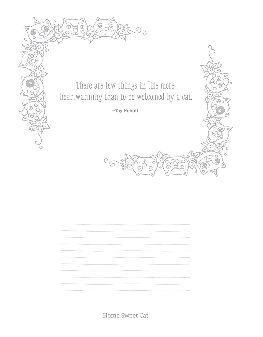 Happy Cats Coloring Book