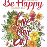 KC Doodle Art Be Happy Coloring Book