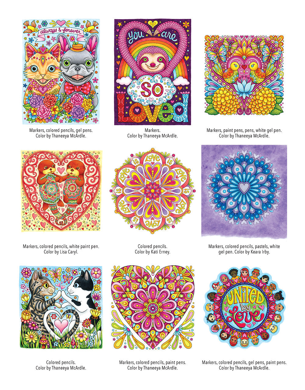 Power of Love Coloring Book