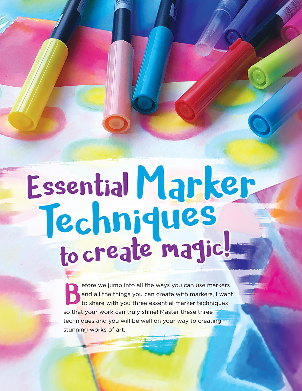 Lets Get Creative with Markers
