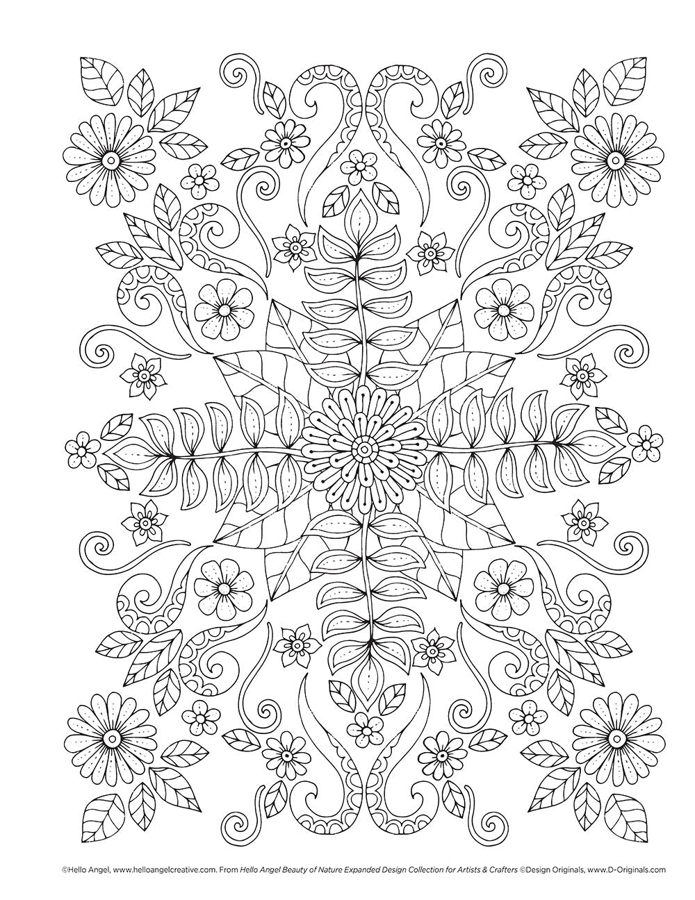 Hello Angel Beauty of Nature Expanded Design Collection for Artists & Crafters