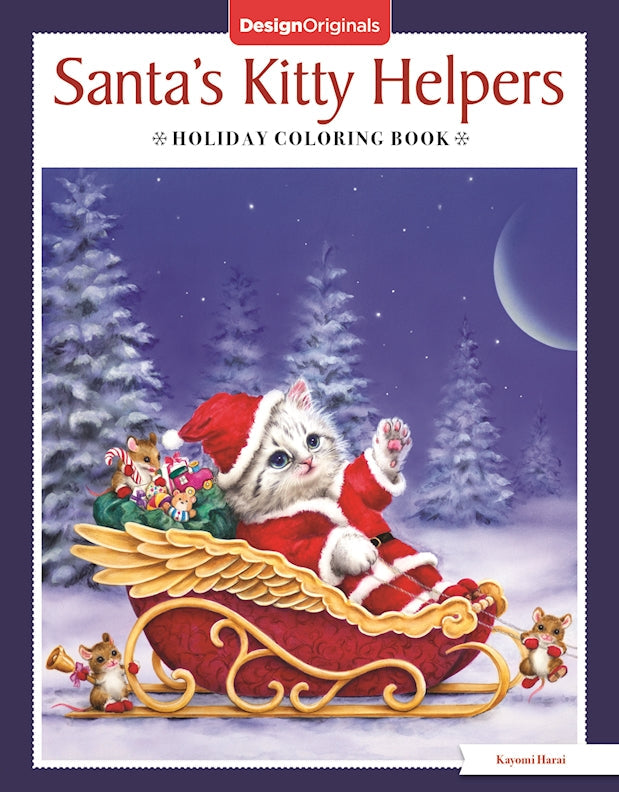 Santas Kitty Helpers Holiday Coloring Book
