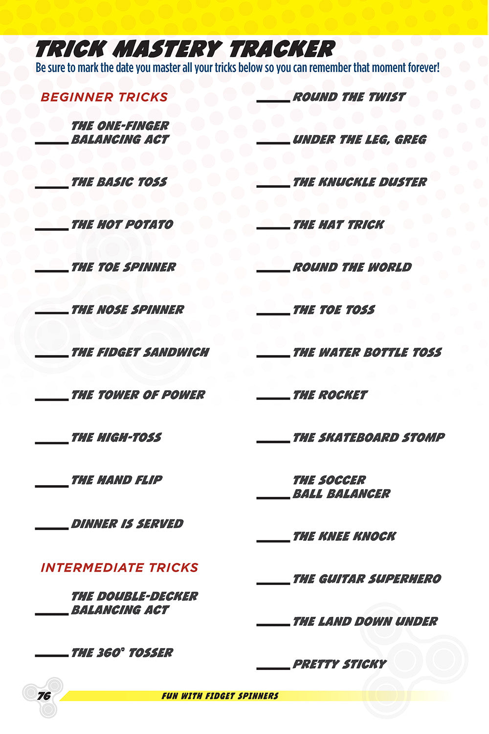 Fun with Fidget Spinners