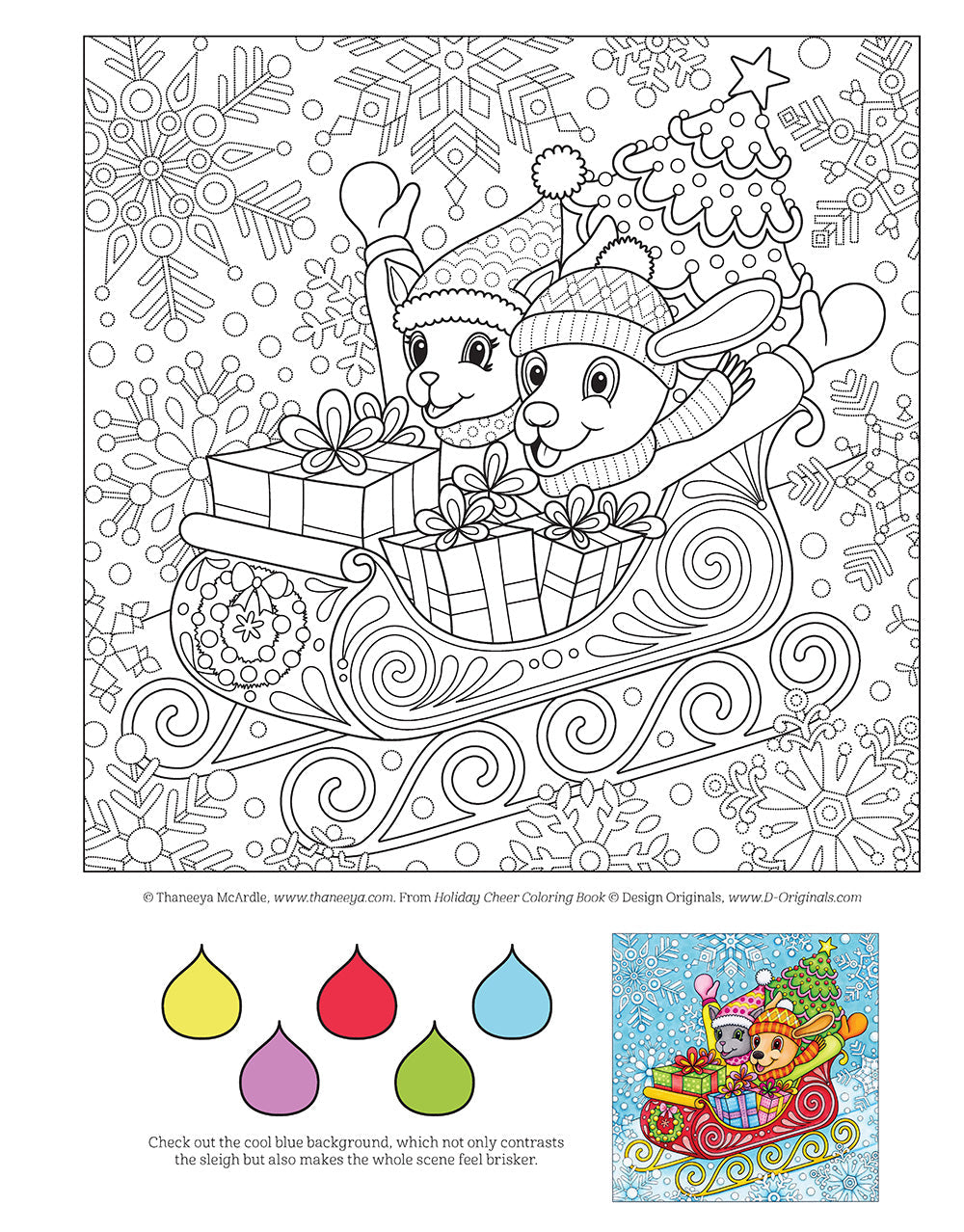 Holiday Cheer Coloring Book