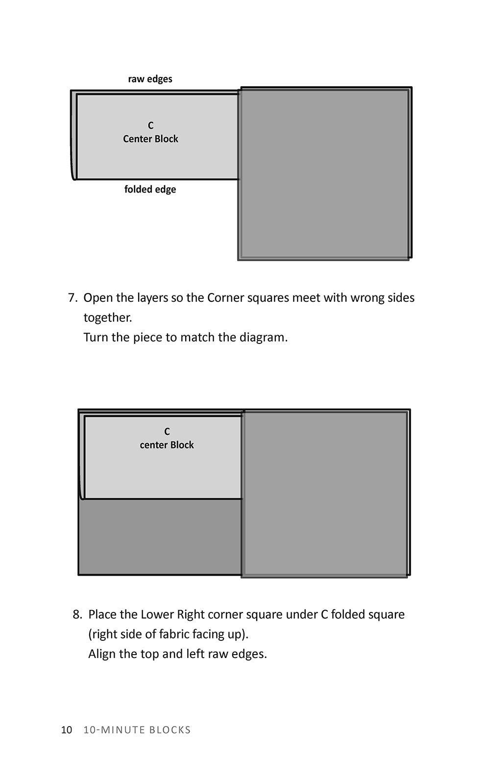 Inside 10 Minute Blocks Quilt Pattern – Pamphlet, ISBN 9781497204256