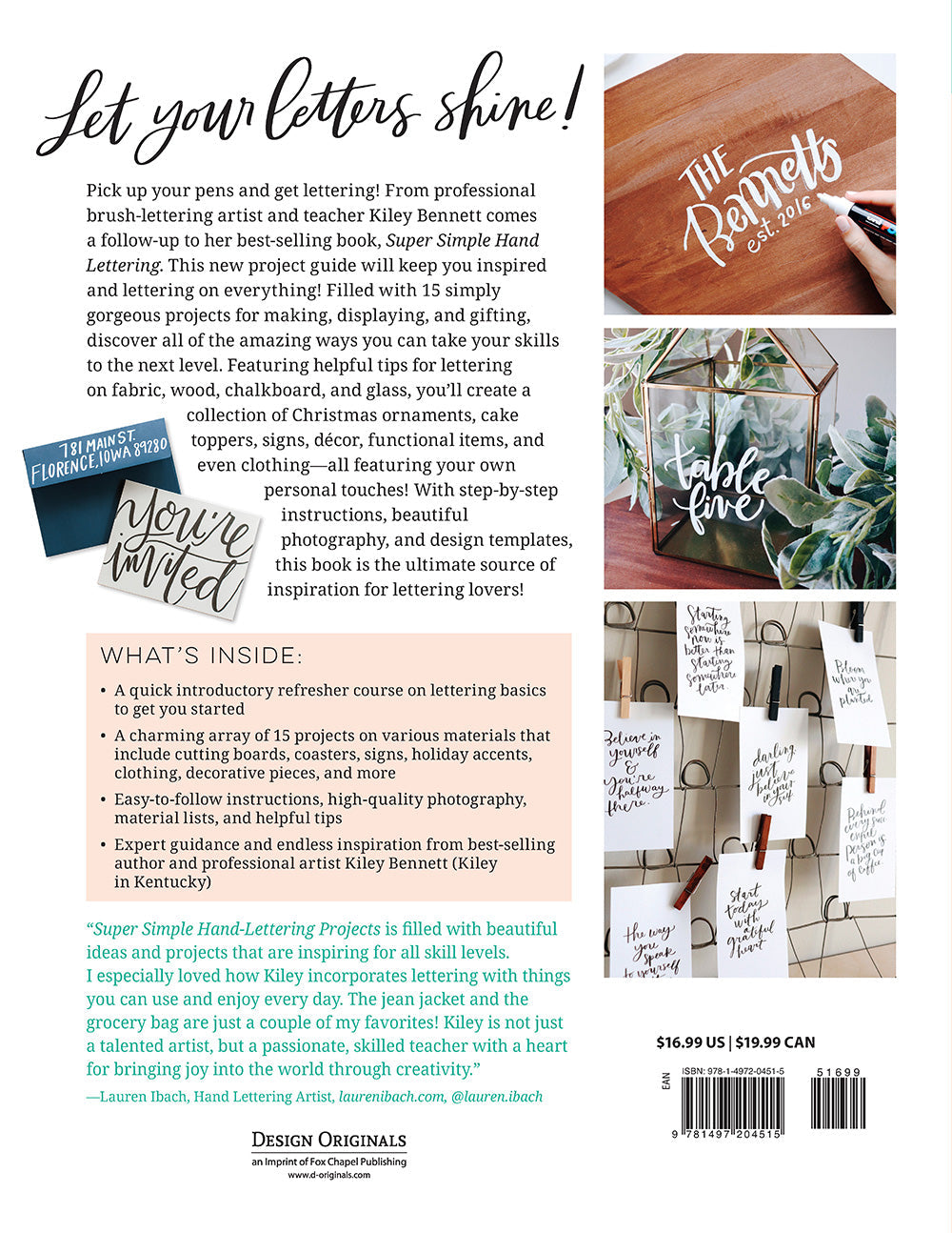 Super Simple Hand-Lettering Projects