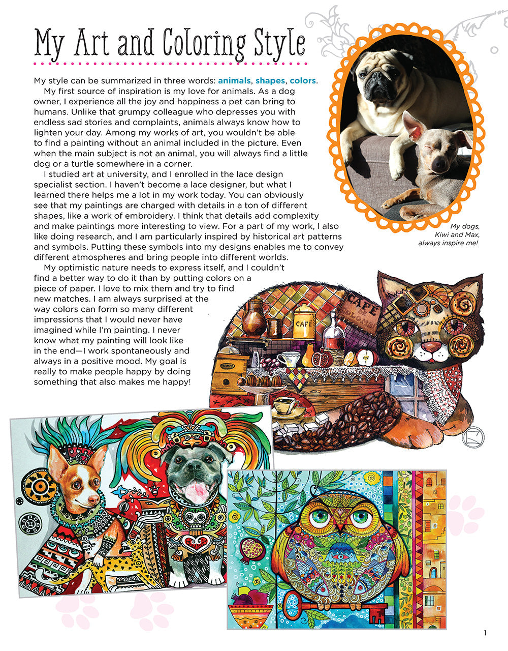 Keepsake Kitties Coloring Book