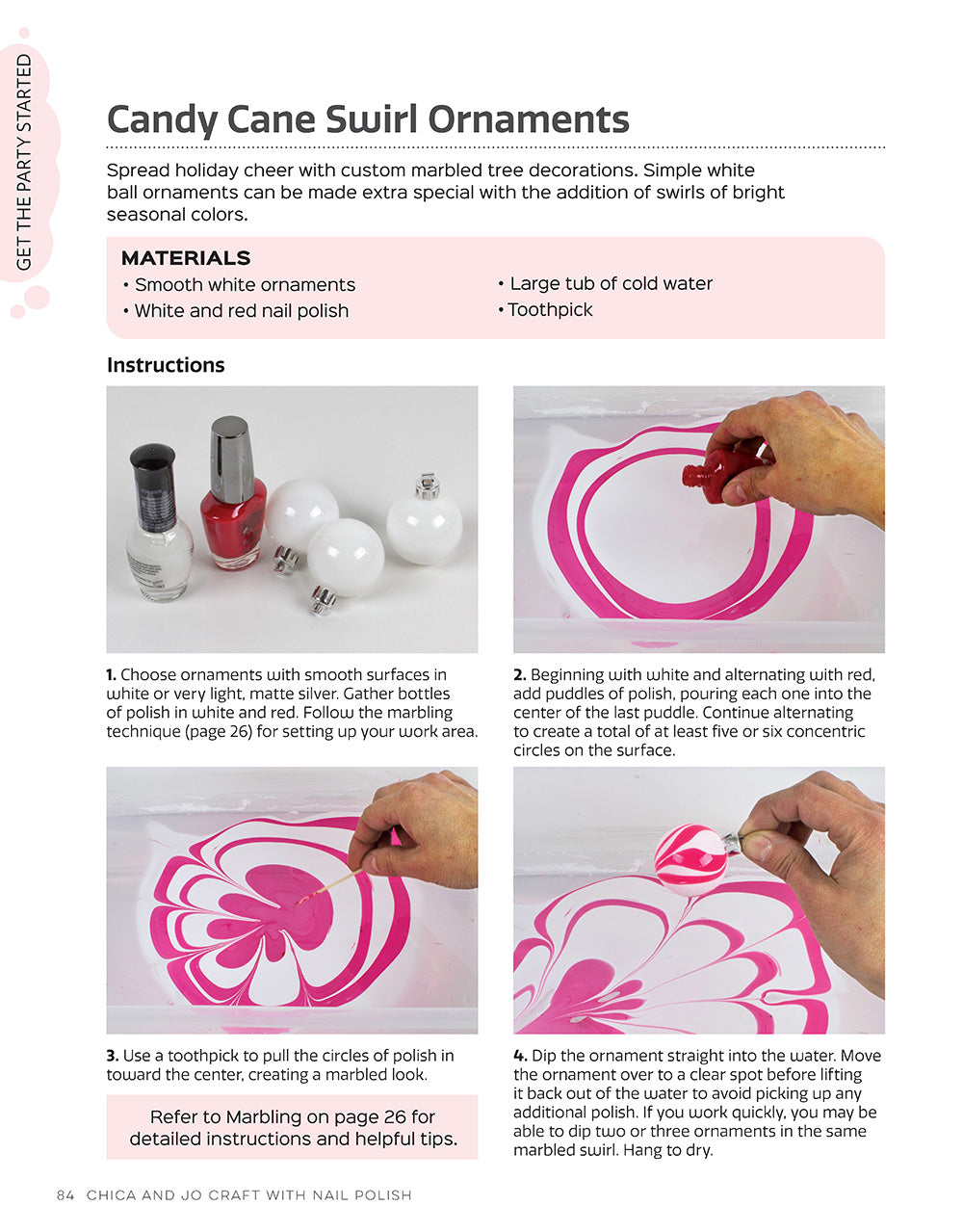 Chica and Jo Craft with Nail Polish