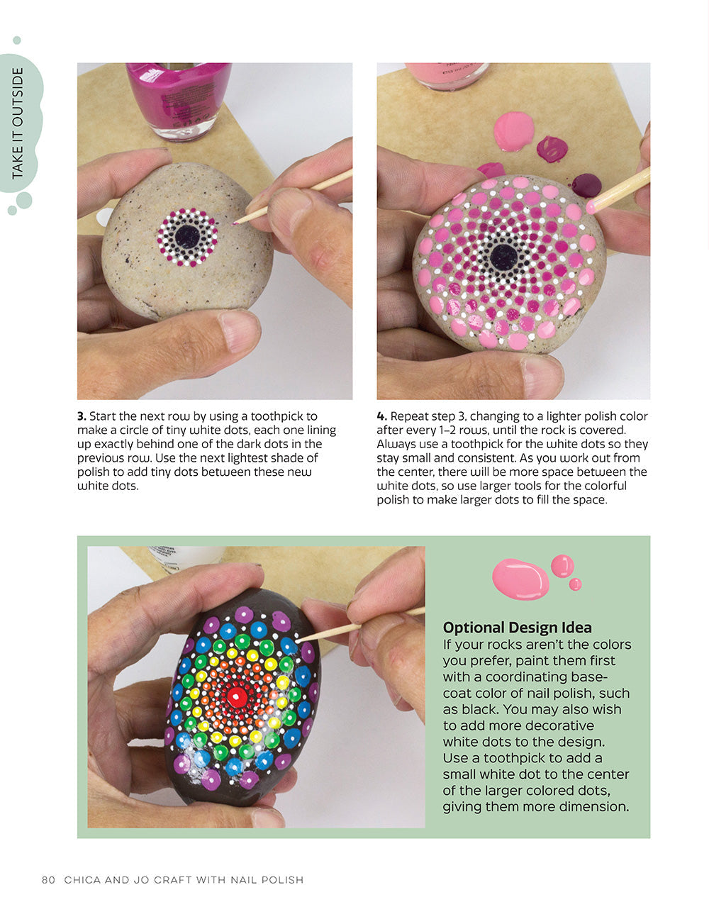 Chica and Jo Craft with Nail Polish