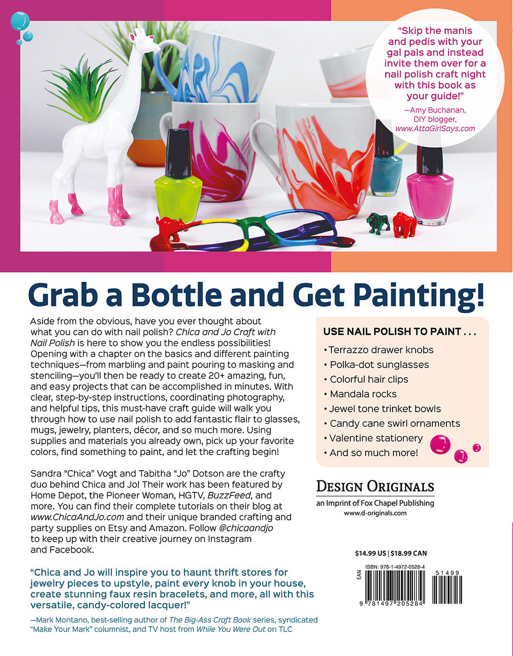 Chica and Jo Craft with Nail Polish