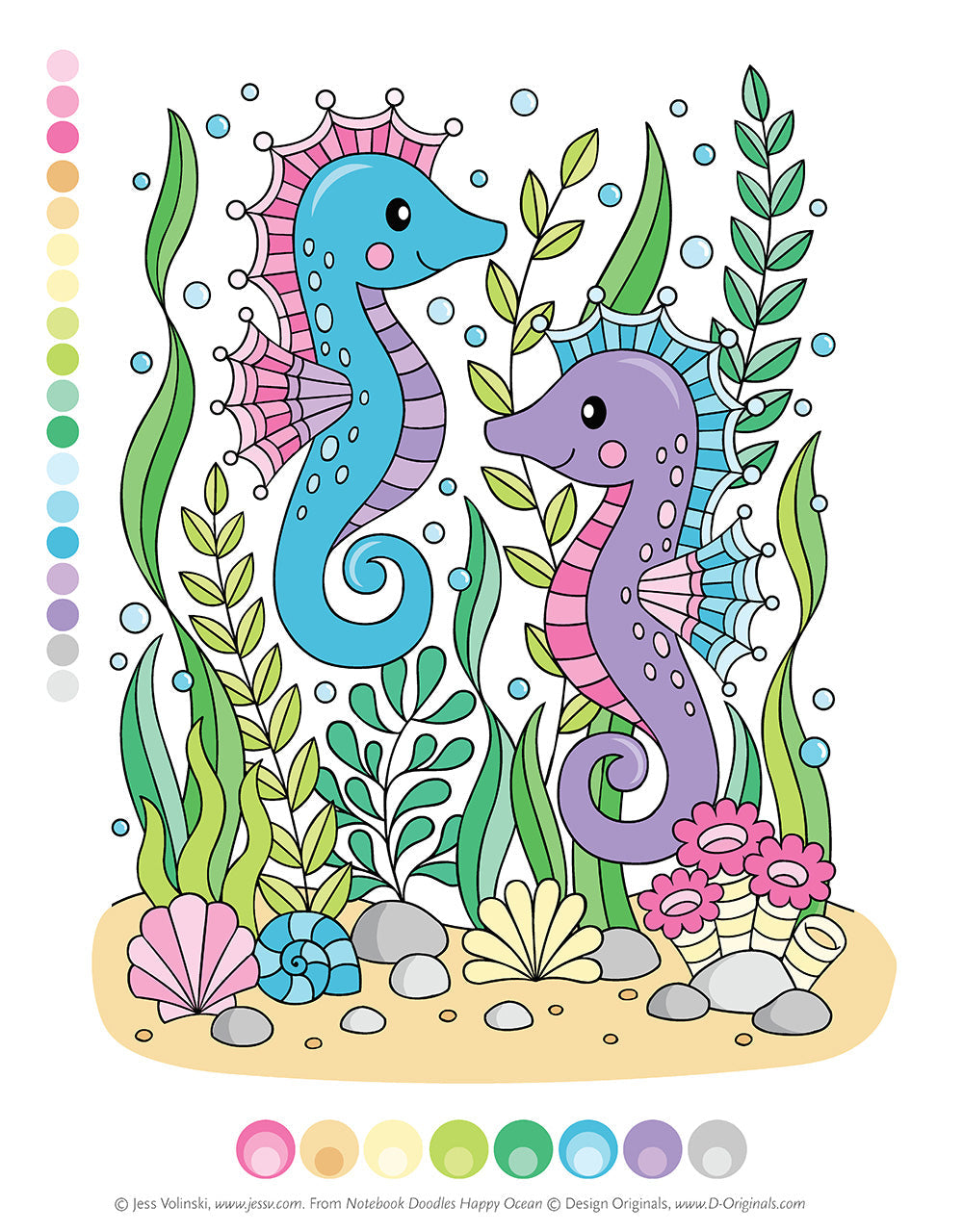 Notebook Doodles Happy Ocean