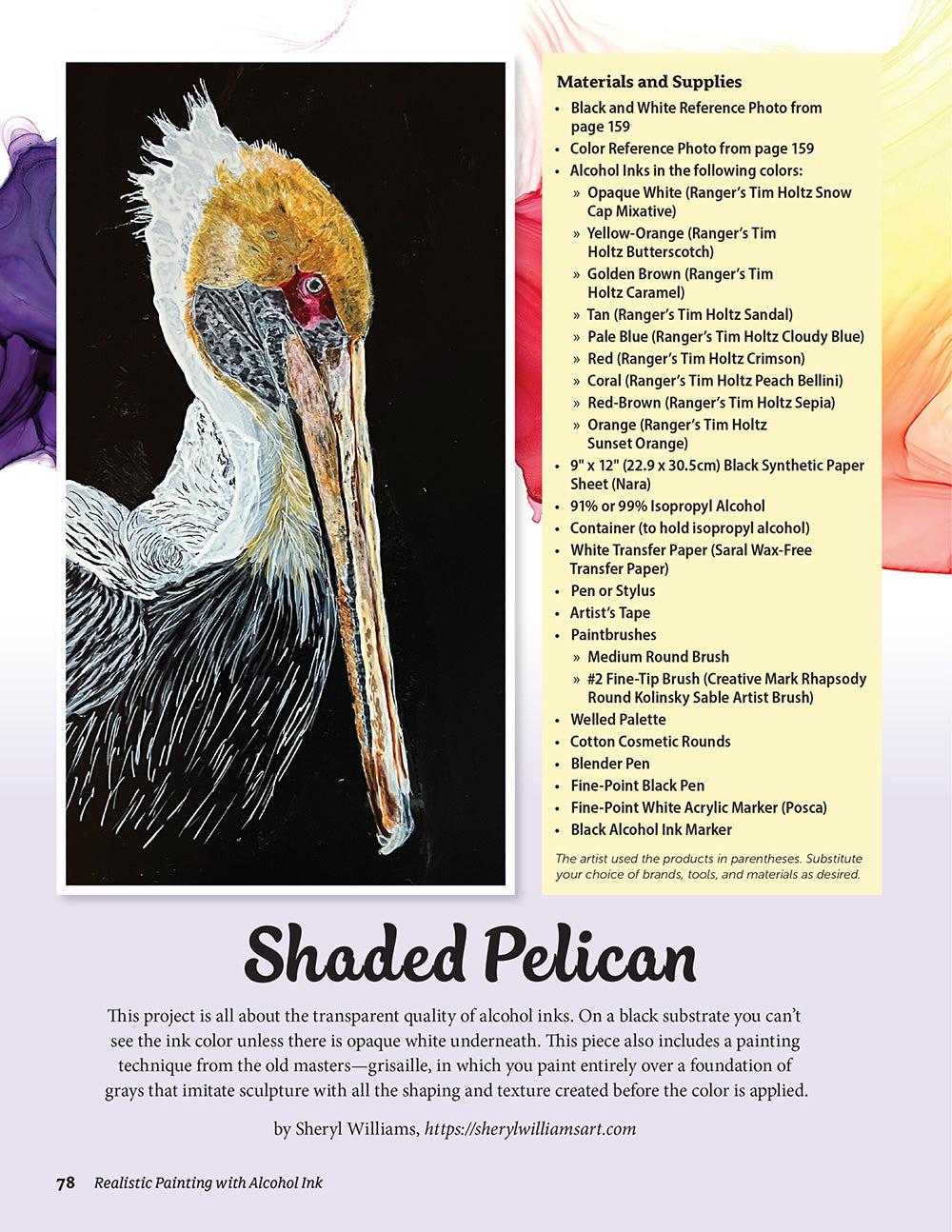 Realistic Painting with Alcohol Ink