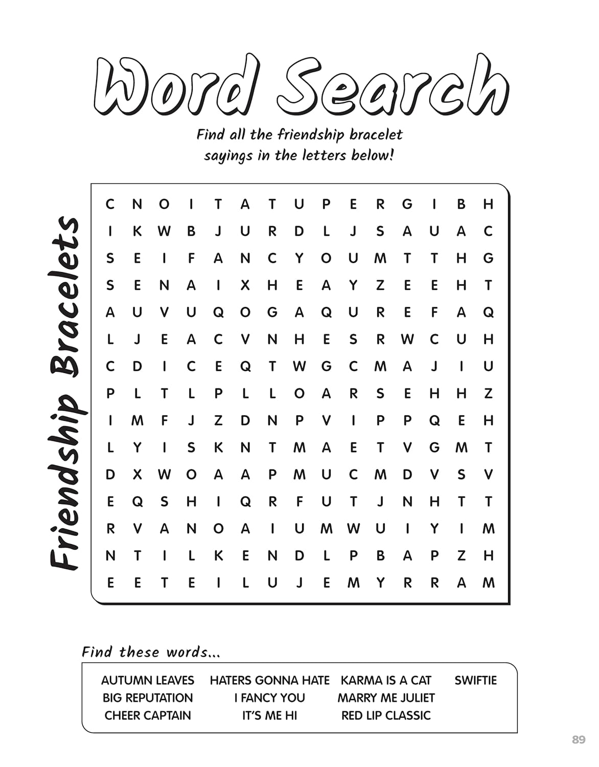 SUPER FAN-tastic Taylor Swift Coloring & Activity Book