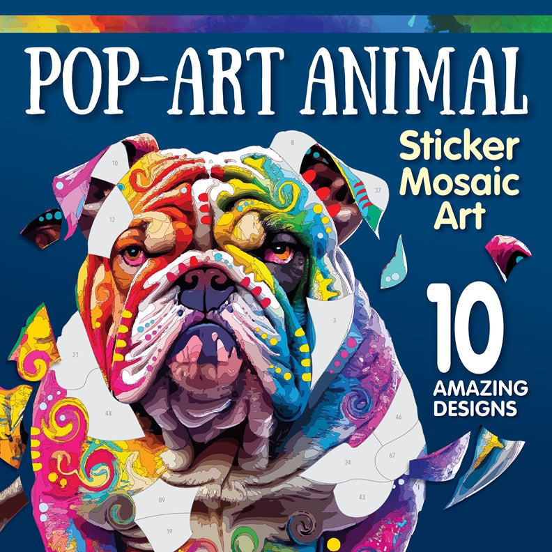 Cover of Pop Art Animals Sticker Mosaic Art – Paperback / softback, ISBN 9781497207097