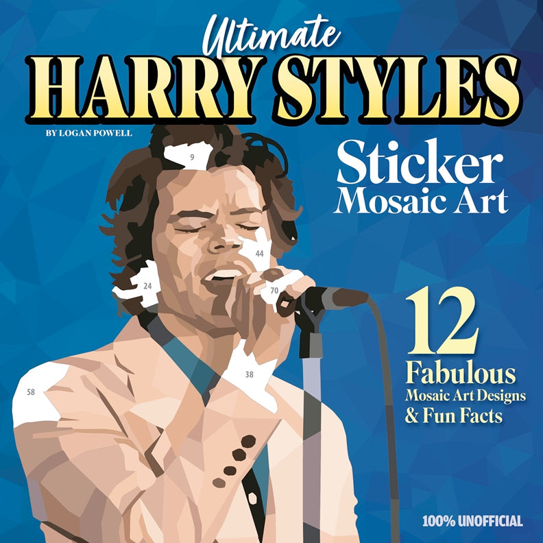 Cover of Ultimate Harry Styles Sticker Mosaic Art – Paperback / softback, ISBN 9781497207103