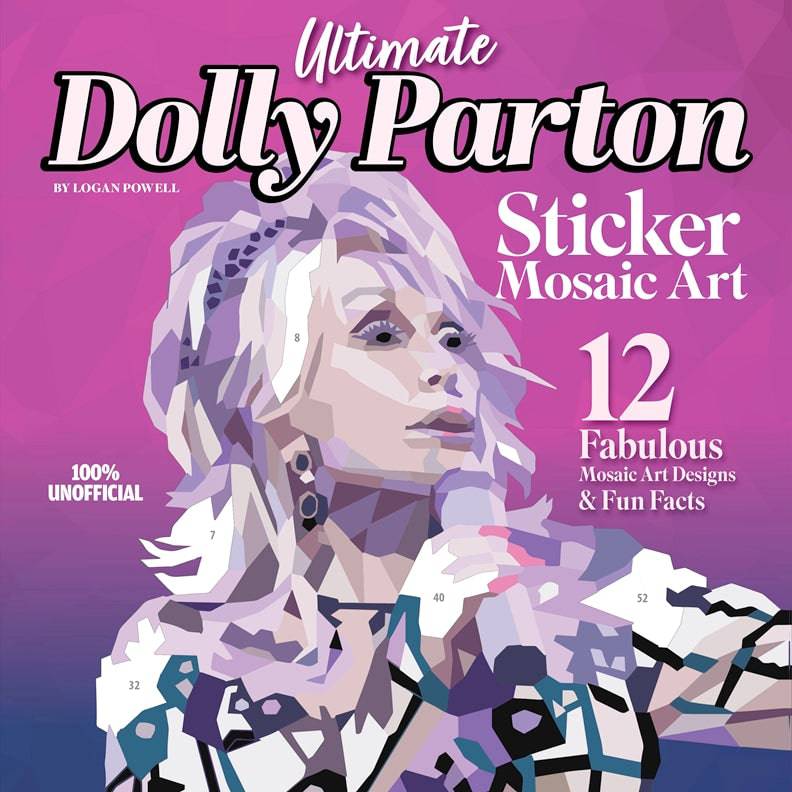 Cover of Ultimate Dolly Parton Sticker Mosaic Art – Paperback / softback, ISBN 9781497207189