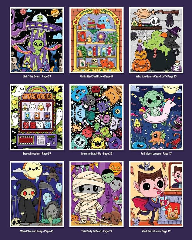 Inside Hauntingly Happy Coloring – Paperback / softback, ISBN 9781497207226