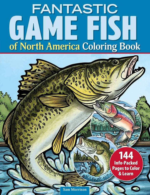Cover of Fantastic Game Fish of North America Coloring Book – Paperback / softback, ISBN 9781497207332