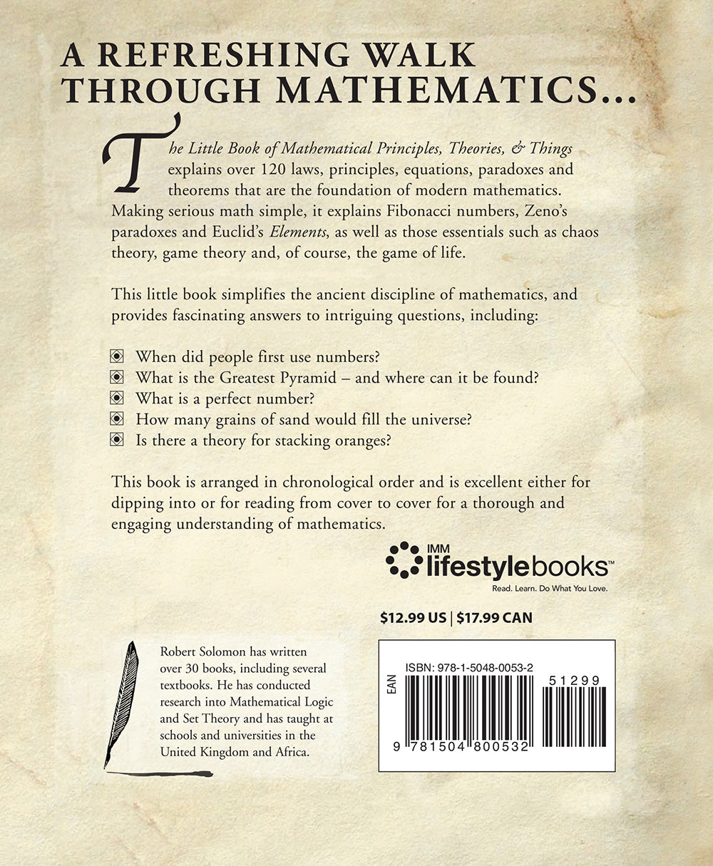 The Little Book of Mathematical Principles, Theories & Things