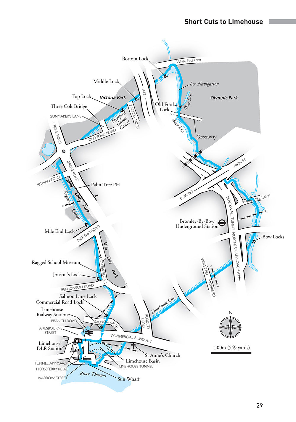 Inside Walking London's Waterways, Updated Edition – Book, ISBN 9781504800556