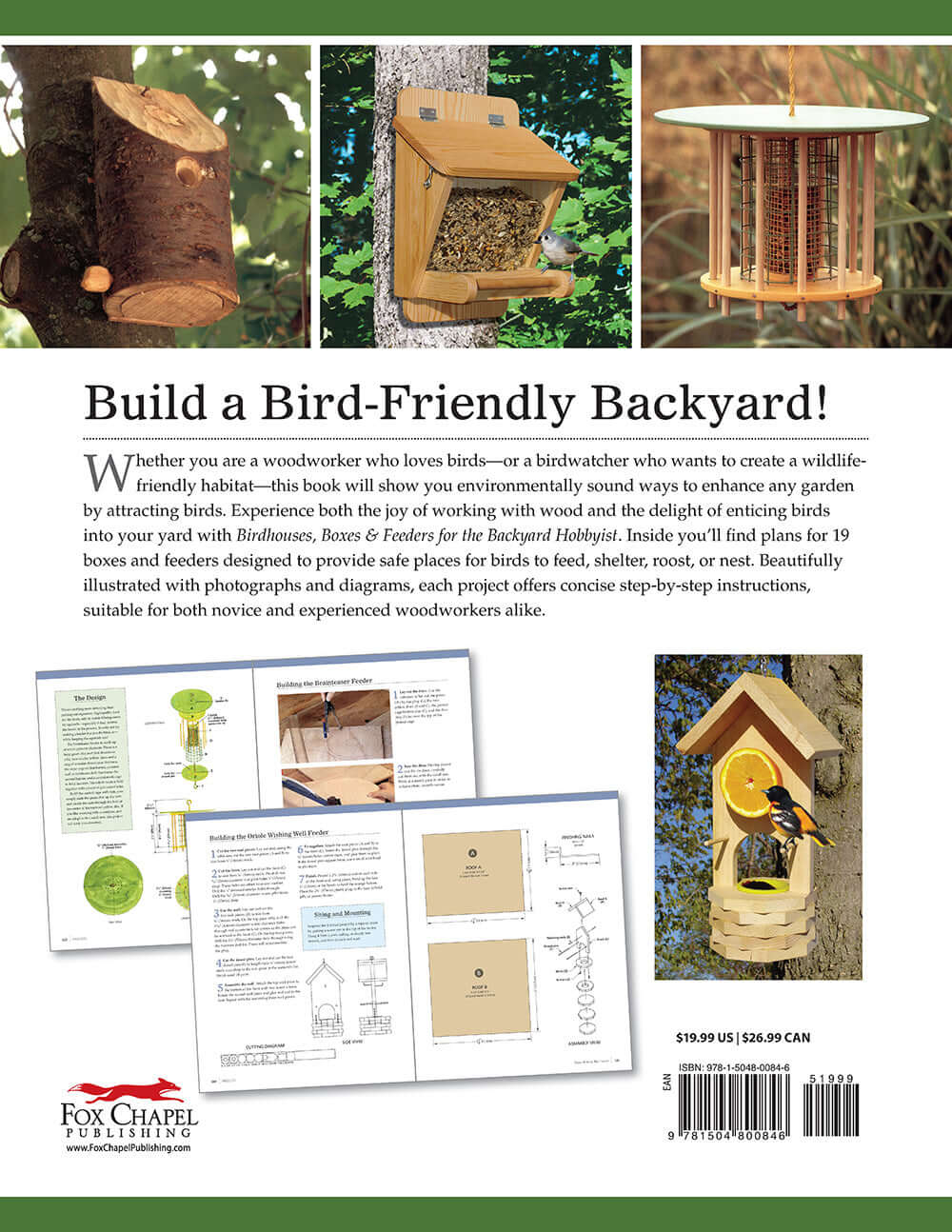 Birdhouses, Boxes & Feeders for the Backyard Hobbyist