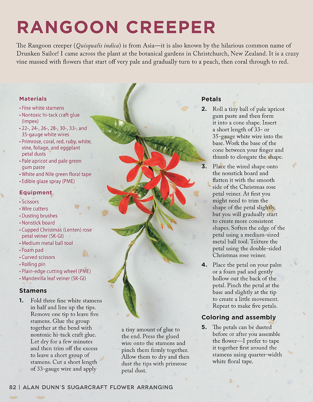 Alan Dunn's Sugarcraft Flower Arranging