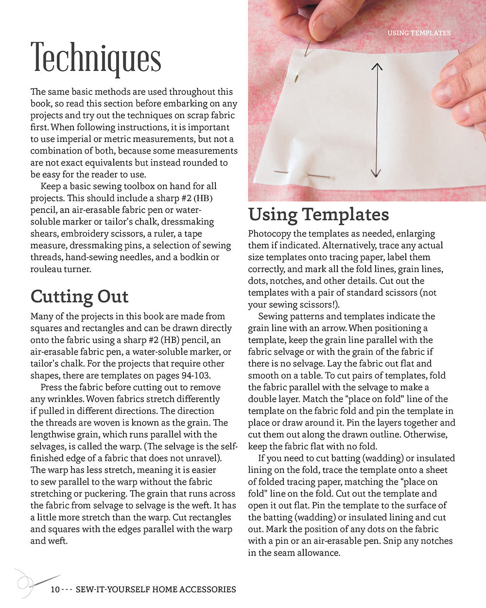 Sew-It-Yourself Home Accessories