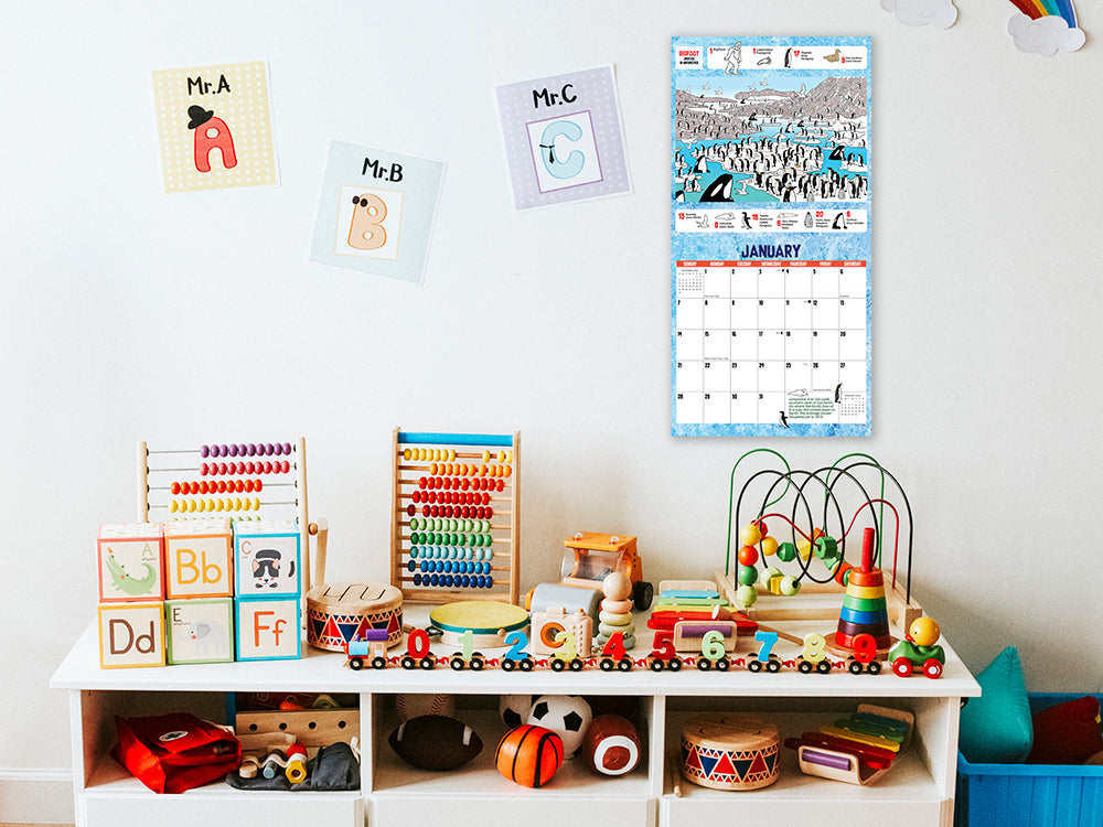 BigFoot Seek and Find Calendar (2024)