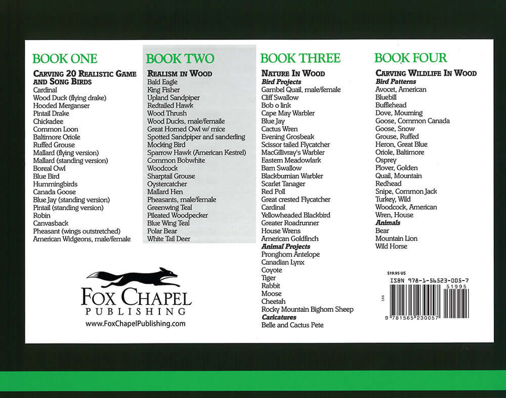 Realism in Wood #2 Birds & Animals