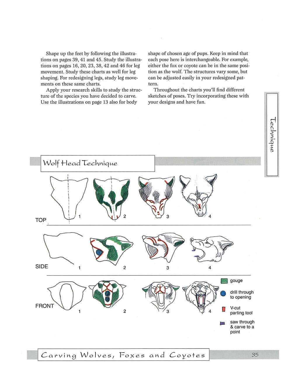 Carving Wolves, Foxes & Coyotes