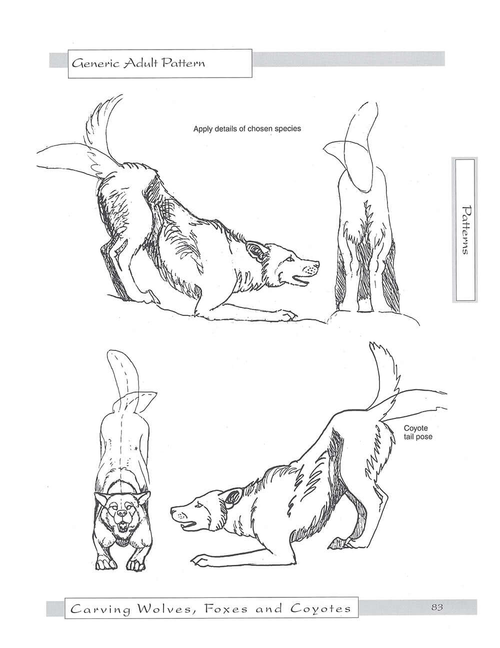 Carving Wolves, Foxes & Coyotes