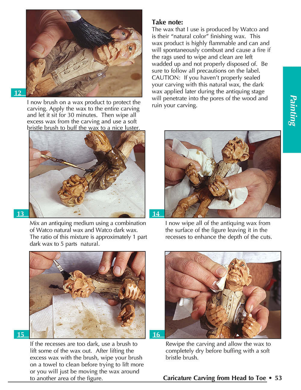 Caricature Carving from Head to Toe