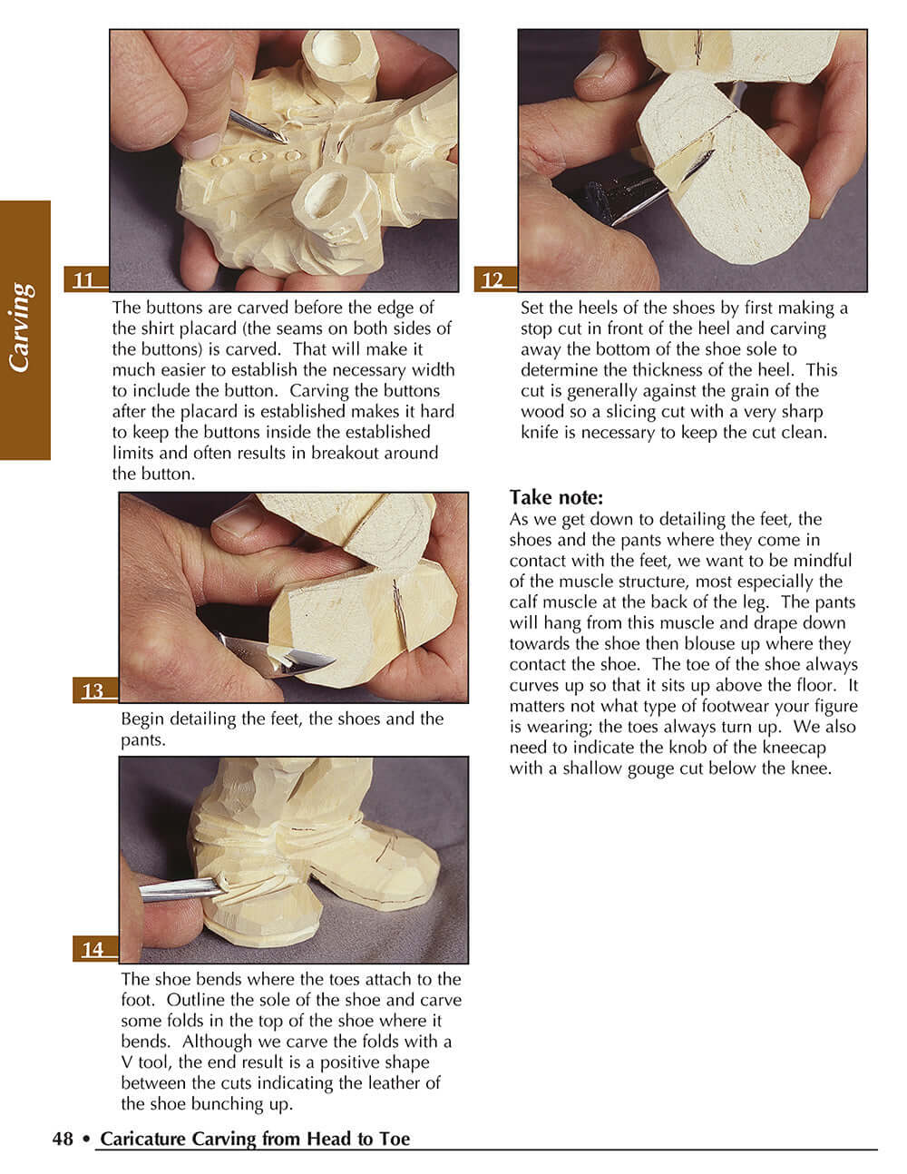 Caricature Carving from Head to Toe